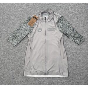 WYN Republic Cycling Jersey Mens Small Gray Sage Ventum Full Zip Bike Riding NEW